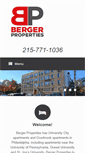 Mobile Screenshot of bergerproperties.org